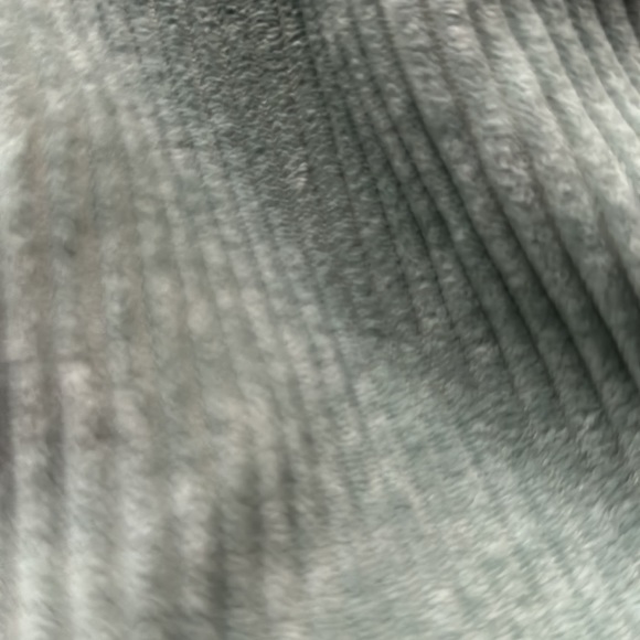 NWT MINT GREEN CORDUROY DRAW STING TOTE/ new/ fall green/ striped interior. Adj - Picture 12 of 12